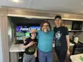 Jack Black with Jens and Sebastian Eugene Hansen.