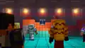 Sunny, Kai, Steve, Makena, and Efe approaching a vault, from the Tricky Trials Update Official Trailer