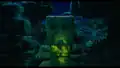 A creeper about to explode
