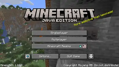 Java Edition 1.21.8.png: Infobox image for Minecraft the program in Minecraft