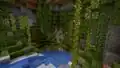 A view of the lush caves with azaleas from Minecraft Live 2020.
