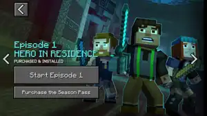 MCSMS2 EP1.jpg: Infobox image for Hero in Residence the episode in Minecraft