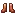 Invicon Copper Boots.png: Inventory sprite for Copper Boots in Minecraft as shown in-game linking to Copper Boots with description: Copper Boots When on Feet: +1 Armor