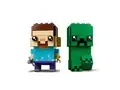 Steve and the creeper.