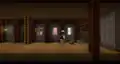 Tiny Lydia in the Mob Museum.