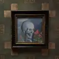 The Skull and Roses painting