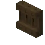 Dark Oak Shelf.png: Infobox image for Shelf the block in Minecraft