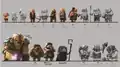 Dozens of unique piglin characters are introduced in A Minecraft Movie.