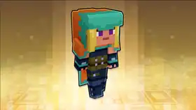 Strikingly Sneaky Ranger Screenshot MCL.png: Infobox image for Strikingly Sneaky Ranger the legends skin in Minecraft