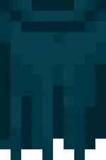 Sinister Blue Cape.png: Infobox image for Sinister Cape the dungeons cosmetic in Minecraft