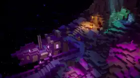 MCD Mountainside Cave 3.png: Infobox image for Mountainside Cavern the dungeons mission in Minecraft