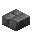 Invicon Tuff Brick Slab.png: Inventory sprite for Tuff Brick Slab in Minecraft as shown in-game with description: Tuff Brick Slab