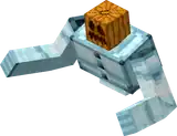 Largericygolemnolegs.png: Infobox image for Larger Icy Golem the story mode mob in Minecraft