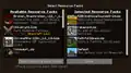 The "Select Resource Packs" screen in old Java Edition, screenshot by Dinnerbone.