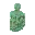 Invicon Weathered Copper Golem Statue.png: Inventory sprite for Weathered Copper Golem Statue in Minecraft as shown in-game linking to Weathered Copper Golem Statue with description: Weathered Copper Golem Statue