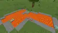 Deep ores exposed on the surface in a superflat world.
