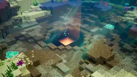 MCD Hydrothermal Vent (Entrance).png: Infobox image for Hydrothermal Vent the dungeons mission in Minecraft