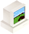 Artwork of a computer playing the game, used for the original release in 2019.