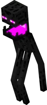 Giant Enderman Screaming.png: Infobox image for Giant Enderman the story mode mob in Minecraft
