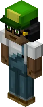 MCSM Farmer Gloria.png: Infobox image for Farmer Gloria the character in Minecraft