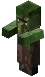 Zombie Farmer.png: Infobox image for Zombie Villager (old) the entity in Minecraft