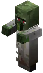 Zombie Librarian.png: Infobox image for Zombie Villager (old) the entity in Minecraft