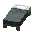 Invicon Gray Bed.png: Inventory sprite for Gray Bed in Minecraft as shown in-game linking to Gray Bed with description: Gray Bed