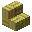 Invicon Bamboo Mosaic Stairs.png: Inventory sprite for Bamboo Mosaic Stairs in Minecraft as shown in-game linking to Bamboo Mosaic Stairs with description: Bamboo Mosaic Stairs