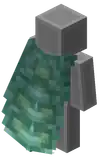 Prismarine Elytra.png: Infobox image for Prismarine Cape the cape in Minecraft