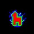 The shine pattern for Beast Burst's enchantment icon.