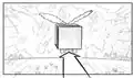 Storyboard of a bee.