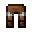 Invicon Iron Trim Leather Pants.png: Inventory sprite for Iron Trim Leather Pants in Minecraft as shown in-game linking to Iron Trim Leather Pants with description: Leather Pants Upgrade:  Armor Trim  Iron Material When on Legs: +2 Armor