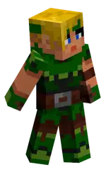 Christina.png: Infobox image for Christina the dungeons cosmetic in Minecraft