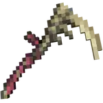 Skull Scythe (MCD).png: Infobox image for Skull Scythe the dungeons item in Minecraft