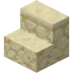Sandstone Stairs.png: Infobox image for Sandstone Stairs the block in Minecraft
