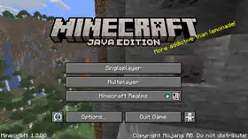 Java Edition 1.21.8.png: Infobox image for Minecraft: Java Edition the program in Minecraft