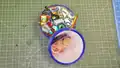 "A cookie tin full of Minecraft items".
