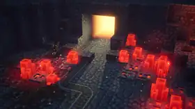 MCD Redstone Mines Rune Room (Entrance 2).png: Infobox image for Redstone Mines Rune Room the dungeons mission in Minecraft