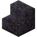 Polished Blackstone Stairs.png: Infobox image for Polished Blackstone Stairs the block in Minecraft