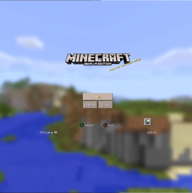 MC Gear VR Edition Title Screen.webp: Infobox image for Minecraft: Gear VR Edition the program in Minecraft