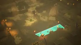 MCD The Seeking Flame 2.png: Infobox image for The Seeking Flame Ancient Dungeon the dungeons mission in Minecraft