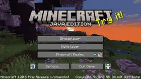 Java Edition 1.20.5 Pre-Release 1.png: Infobox image for Minecraft 1.20.5 Pre-Release 1 the version in Minecraft