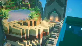 MCD Cacti Canyon Tower Combat Floor 4.png: Infobox image for Cacti Canyon Combat Floor the dungeons mission in Minecraft