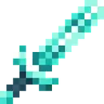 Diamond Sword gear.png: Infobox image for Diamond Sword the dungeons item in Minecraft