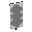 Invicon White Bordure Indented Banner.png: Inventory sprite for White Bordure Indented Banner in Minecraft as shown in-game linking to Banner with description: Banner White Bordure Indented