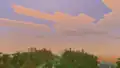 The sky in warm biomes.[note 2]