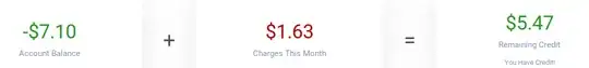 It is my balance in a seller's website