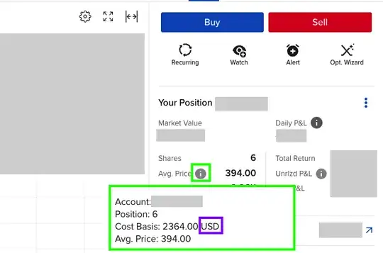 IBKR portfolio view