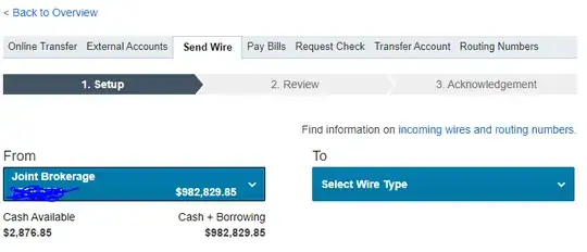 Schwab wire transfer from brokerage account