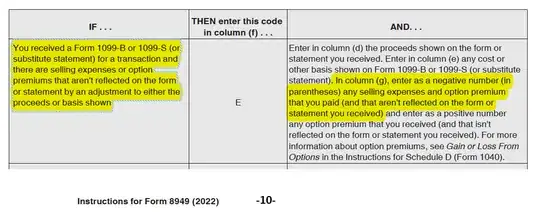 Instructions for Form 8949
